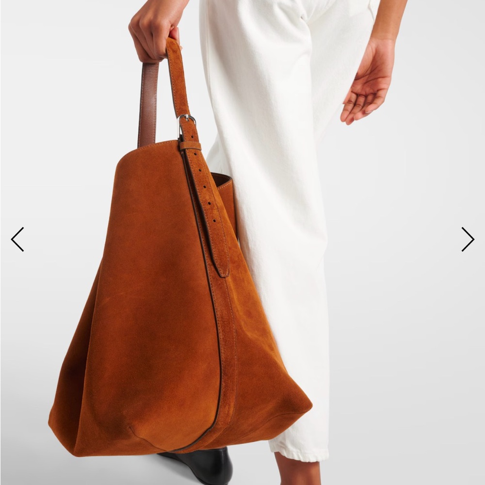 Brown Suede Toteme Tote Bag
